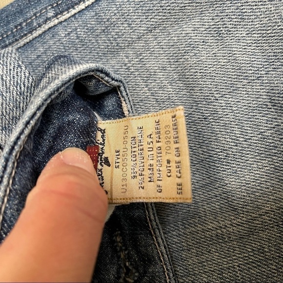 Vintage 7 For All Mankind A Pocket Embellished Jeans - Picture 8 of 10